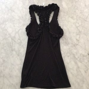 Robbi & Nikki Black Racerback Ribbon Tank.